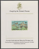 Liberia 1984 Ducks & Water Birds 6c imperf proof mounted on Format International proof card, as SG 1587
