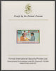 Liberia 1984 Presentation of Constitution 41c imperf proof mounted on Format International proof card, as SG 1573
