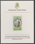 Bhutan 1981 Royal Wedding 1n imperf proof mounted on Format International proof card, as SG 440