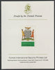 Zambia 1980 Commonwealth Parliamentary Association Conf 32n imperf mounted on Format International proof card