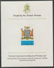 Zambia 1980 Commonwealth Parliamentary Association Conf 42n imperf mounted on Format International proof card