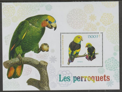 Ivory Coast 2017 Parrots perf m/sheet containing one value unmounted mint