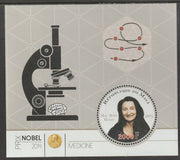 Mali 2014 Nobel Prize for Medicine - May-Britt Moser perf sheet containing one circular value unmounted mint