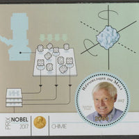 Mali 2017 Nobel Prize for Chemistry - Joachim Frank perf sheet containing one circular value unmounted mint
