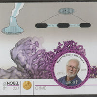 Mali 2017 Nobel Prize for Chemistry - Jacques Dubochet perf sheet containing one circular value unmounted mint