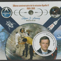 Mali 2019 50th Anniversary of the Apollo 11 Mission perf sheet #7 Glynn S Lunney containing one circular value unmounted mint