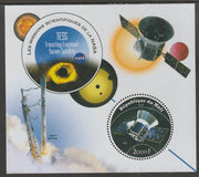 Mali 2020 NASA Scientific Space Missions - TESS perf sheet containing one circular value unmounted mint