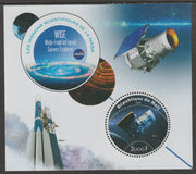Mali 2020 NASA Scientific Space Missions - WISE perf sheet containing one circular value unmounted mint