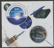 Mali 2020 NASA Scientific Space Missions - WFIRST perf sheet containing one circular value unmounted mint