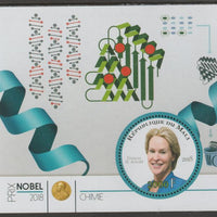 Mali 2018 Nobel Prize for Chemistry - Frances H Arnold perf sheet containing one circular value unmounted mint