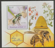 Mali 2017 Bees perf m/sheet containing one value unmounted mint