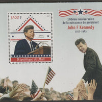 Mali 2017 John F Kennedy Birth Centenary perf m/sheet containing one value unmounted mint