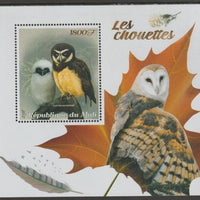 Mali 2018 Owls perf m/sheet containing one value unmounted mint