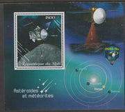 Mali 2018 Asteroids and Meteorites perf m/sheet containing one value unmounted mint