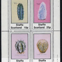 Staffa 1981 Cacti (Torch Thistle, etc) perf,set of 4 values (10p to 75p) unmounted mint