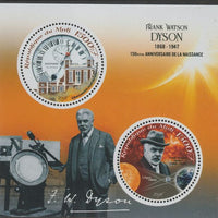 Mali 2018 Frank Watson Dyson - 150th Birth Anniversary perf sheet containing two circular values unmounted mint