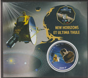 Mali 2019 Space - New Horizons perf sheet containing one circular value unmounted mint