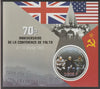 Mali 2015 Yalta Conference - 70th Anniversary perf sheet containing one circular value unmounted mint