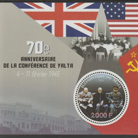 Mali 2015 Yalta Conference - 70th Anniversary perf sheet containing one circular value unmounted mint
