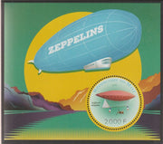 Mali 2015 Zeppelins perf sheet containing one circular value unmounted mint