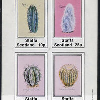 Staffa 1981 Cacti (Torch Thistle, etc) imperf,set of 4 values (10p to 75p) unmounted mint