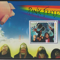 Ivory Coast 2018 Pink Floyd perf m/sheet #1 containing one value unmounted mint