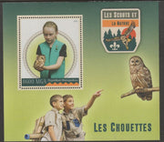 Madagascar 2016 Scouts & Owls perf m/sheet containing one value unmounted mint