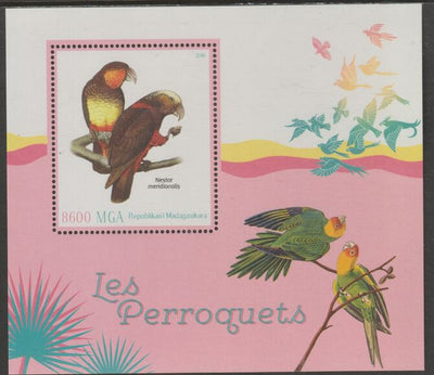 Madagascar 2016 Parrots perf m/sheet containing one value unmounted mint