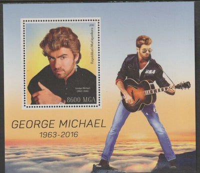 Madagascar 2016 George Michael perf m/sheet containing one value unmounted mint