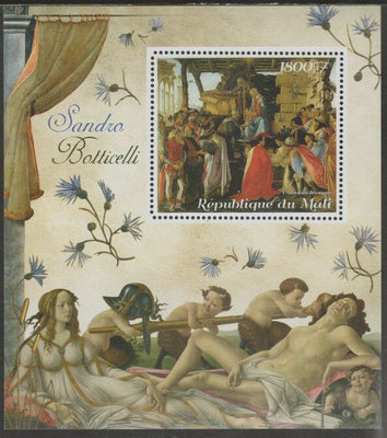 Mali 2018 Sandro Botticelli perf m/sheet containing one value unmounted mint