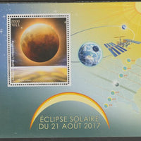 Madagascar 2017 Solar Eclipse perf m/sheet containing one value unmounted mint