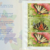 Moldova 2003 Butterflies & Moths booklet complete and fine, SG SB6