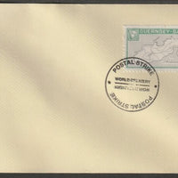 Guernsey - Sark 1971 British Postal Strike cover bearing 1965 Map 8d (without overprint) tied with World Delivery Postal Strike cancellation
