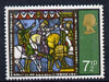 Great Britain 1971 Christmas 7.5p single with embossing shifted 1mm to right, unmounted mint