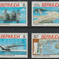 Bermuda 1991 50th Anniv of Second World War perf set of 4 unmounted mint SG 636-39