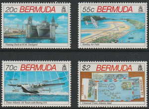 Bermuda 1991 50th Anniv of Second World War perf set of 4 unmounted mint SG 636-39