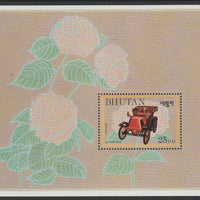 Bhutan 1984 Cars - 1901 Renault perf souvenir sheet unmounted mint  SG MS548a