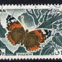 Lebanon 1965 Red Admiral Butterfly 40p fine commercial used SG875