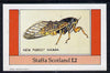 Staffa 1982 Insects (New Forest Cicada) imperf deluxe sheet (£2 value) unmounted mint