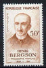 France 1959 Birth Centenary of Bergson (philosopher) 50f unmounted mint, SG 1445