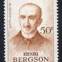 France 1959 Birth Centenary of Bergson (philosopher) 50f unmounted mint, SG 1445