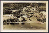 Postcard - unused sepia card showing moored flying boats (Log Chateau and boat harbour, Seigniory Club PQ, Canada)