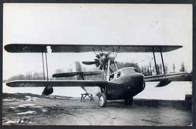 Photograph - Seaplane black & white photograph showing Sibreck
