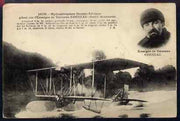 Postcard - Donnet-Leveque unused black & white card inscribed 'Hydroaeroplane Donnet-Leveque pilote par L'Enseigne e Vaisseau Conneau'