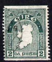 Ireland 1922-34 Map 2d coil imperf x 14 fine cds used, SG 74a