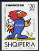 Albania 1998 Football World Cup imperf m/sheet unmounted mint, SG MS 2697
