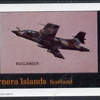Bernera 1982 Aircraft #13 (Buccaneer) imperf deluxe sheet (£2 value) unmounted mint