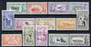 Falkland Islands 1952 KG6 full face definitive set complete 1/2d to £1 lightly mounted mint, SG172-85