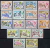 Bermuda 1970 Decimal Currency Surcharged set of 17 values complete unmounted mint, SG232-48