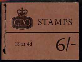 Great Britain 1967-70 Machins 6s booklet (Jan 1968) complete and fine SG QP32